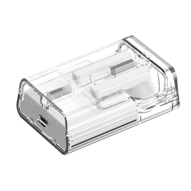 Sluchátka Joyroom JR-TC1 IceLens Series Bluetooth 5.3 LED TWS – bílá