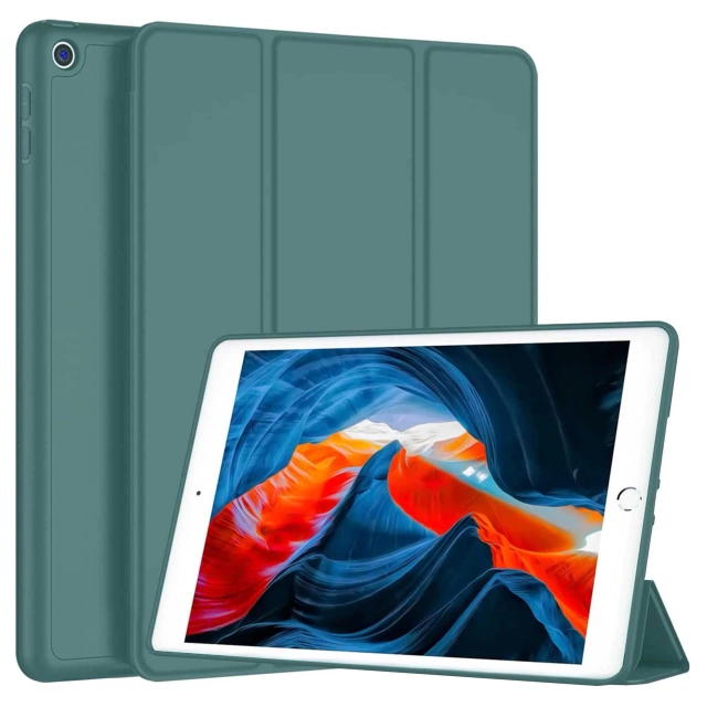 Hülle für Apple iPad 10.2 9 Gen 8/7 2021/2020/2019 Smart Pencil Case Alogy TPU Tablet Cover Grün