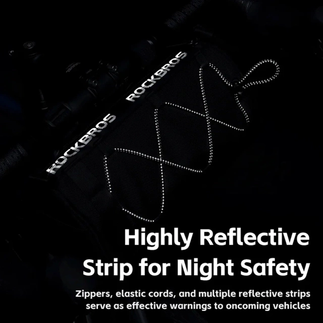 Rockbros 30110030001 Fahrradtasche für Lenker, 1,5 l, Schwarz