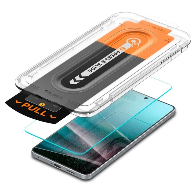 Szkło Hartowane do Galaxy S25 Edge Spigen Glas.tR EZ Fit Pro Clear