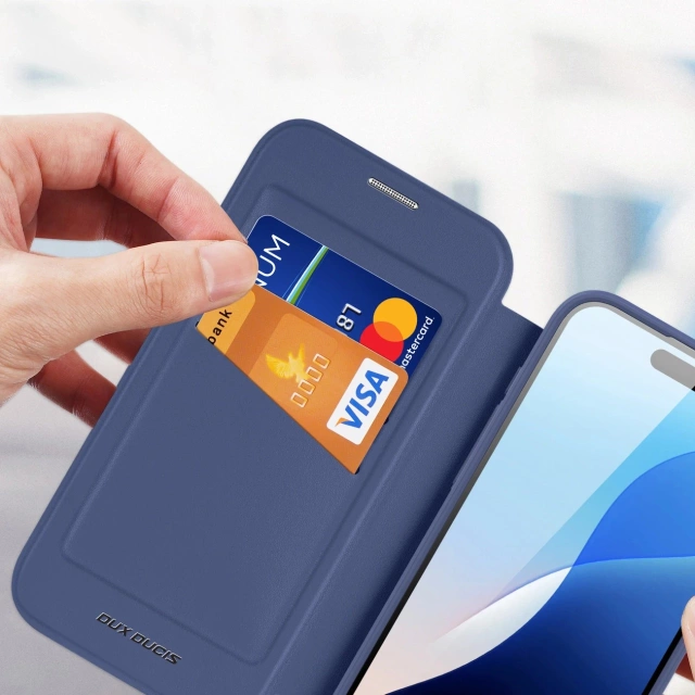 Чохол MagSafe для iPhone 16 Pro Max Dux Ducis Skin X Pro, синій