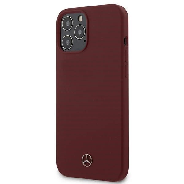 Захисний чохол Mercedes MEHCP12LSILRE для Apple iPhone 12 Pro Max red/red hardcase Silicone Line
