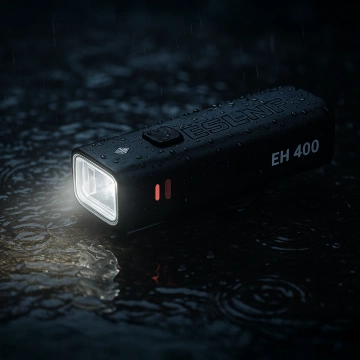 EH 400 front LED bicycle light, adjustable 400 LM, 2000mah, waterproof, black