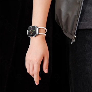 BASEUS Band for Apple Watch 3/4/5/6/SE 38-40mm White/Pink