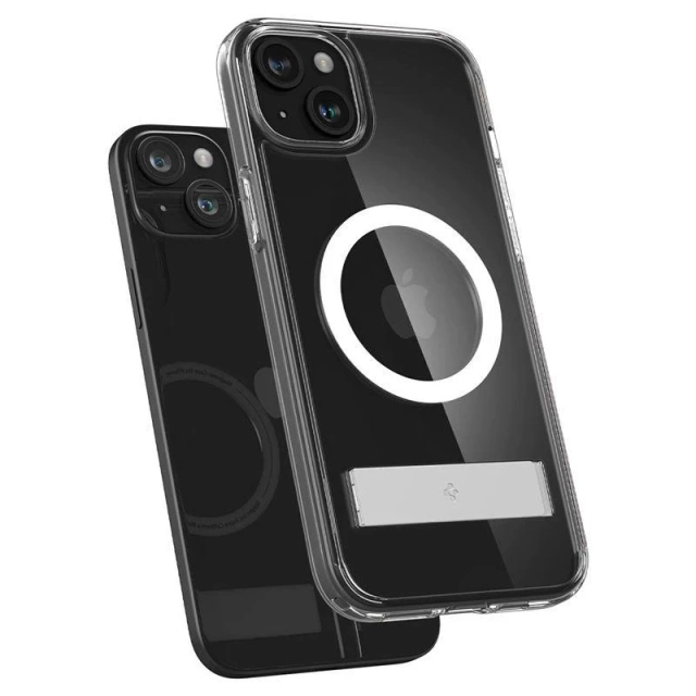 Etui Spigen Ultra Hybrid S MagSafe, křišťálově čistý pro iPhone 15 Plus