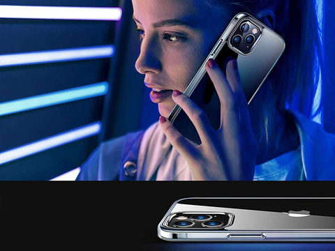 Alogy silikónové puzdro kryt puzdro pre Apple iPhone 12 Pro Max 6.7 priehľadné