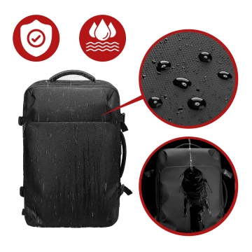 Hülle für Apple iPhone 16 Pro Max Alogy MagSafe Hybrid Matte Case Matte Cover mit Linsenschutz Schwarz