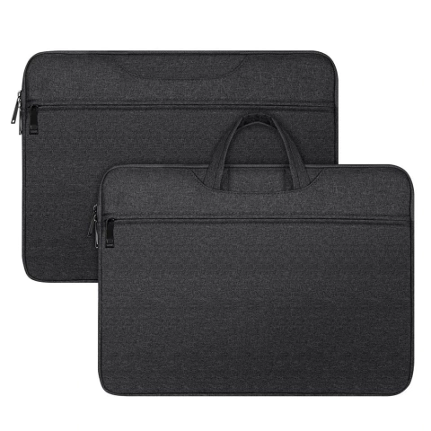 DUX DUCIS LBTC – Laptoptasche 15,5–16 Zoll, horizontale Handtasche – Schwarz