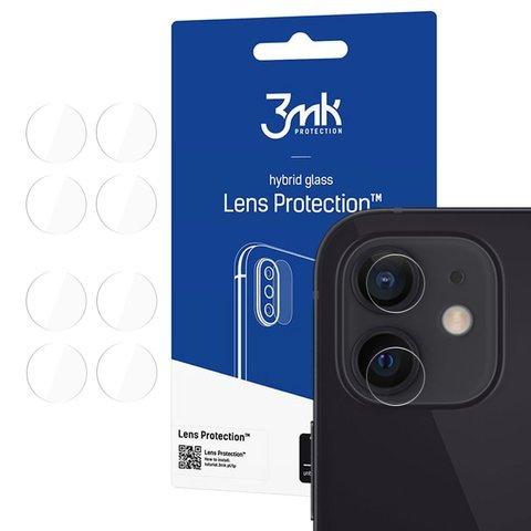Glass x4 pro fotoaparát 3mk Lens Protection objektiv pro Apple iPhone 12