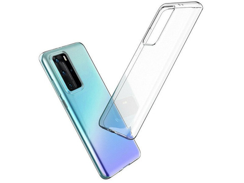 Alogy silikónové puzdro kryt puzdro pre Huawei P40 Pro priehľadné