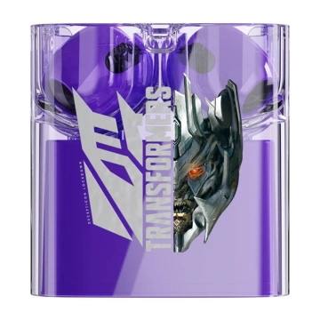 TWS Transformers TF-T08 Bluetooth 5.3, ANC, 13 mm, fialové