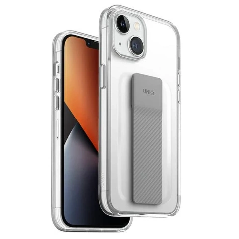 UNIQ pouzdro Heldro Mount pro iPhone 14 Plus 6,7" průhledné/průsvitné čiré