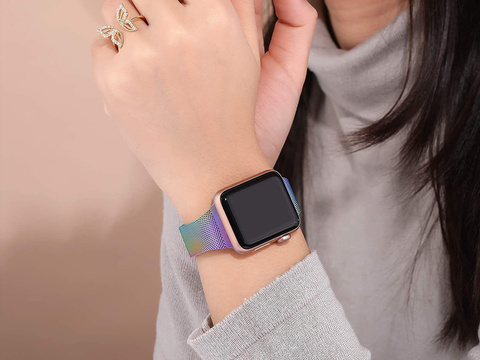 Milánský náramek Alogy strap pro Apple Watch 42/44/45 / 49mm Multicolor