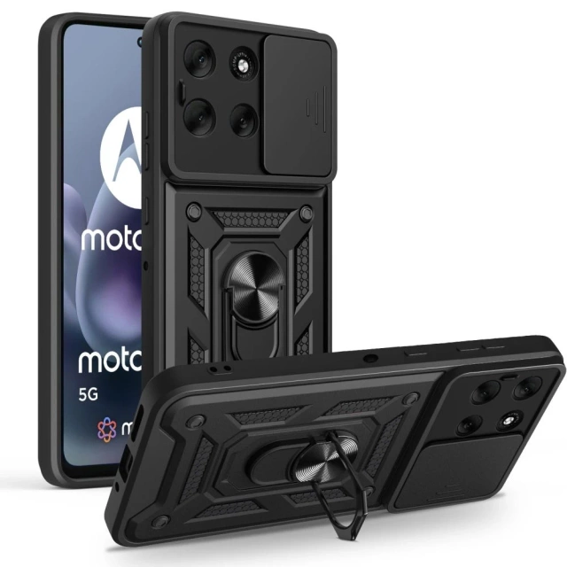 Etui do Motorola Moto G86 5G Tech-Protect CamShield Pro Czarny