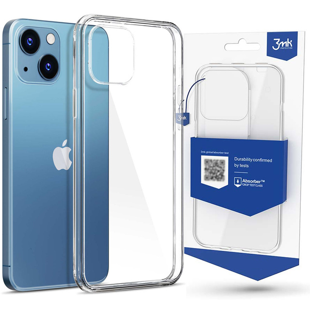 Silikónový ochranný kryt pre Apple iPhone 14 Plus 3mk Clear Case TPU