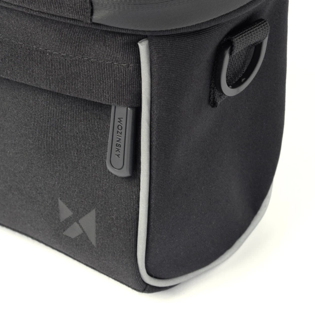 Wozinsky bicycle handlebar bag bike shoulder bag black (WBHBB-01)