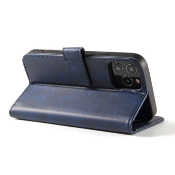 Чохол Magnet Case elegant case cover з клапаном і функцією підставки для Samsung Galaxy A03s (166.5) синій