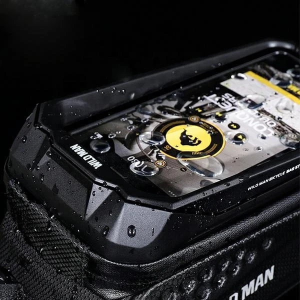 Чохол/тримач для велосипеда WILDMAN MS77 рамка кошика чорний/чорний