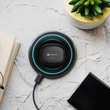 Bezdrôtové slúchadlá Forcell F-Audio TWS Clear Sound, čierne