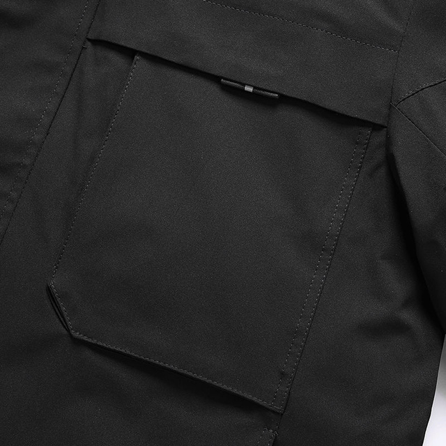 Vyhřívaná vyhřívaná elektrická bunda Unisex velikost XL zimní s kapucí HJ2 Mozos černá