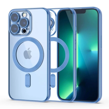 Puzdro Ring MagShine pre MagSafe pre iPhone 13 Pro Sky Blue