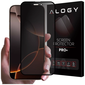 Tvrzené sklo Alogy Privacy Glass pro Apple iPhone 16 Pro, matné, ochranné sklo