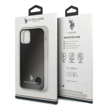 Etui na telefon US Polo USHCN65TPUBK do Apple iPhone 11 Pro Max czarny/black Shiny