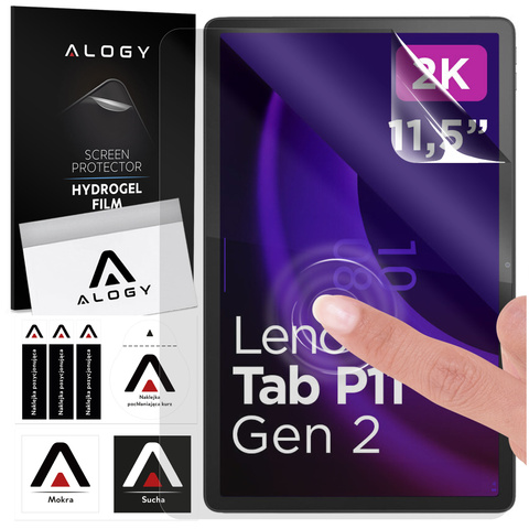 Folia ochronna Hydrożelowa hydrogel Alogy na tablet do Lenovo Tab P11 2Gen 11.5” TB350FU TB350XU
