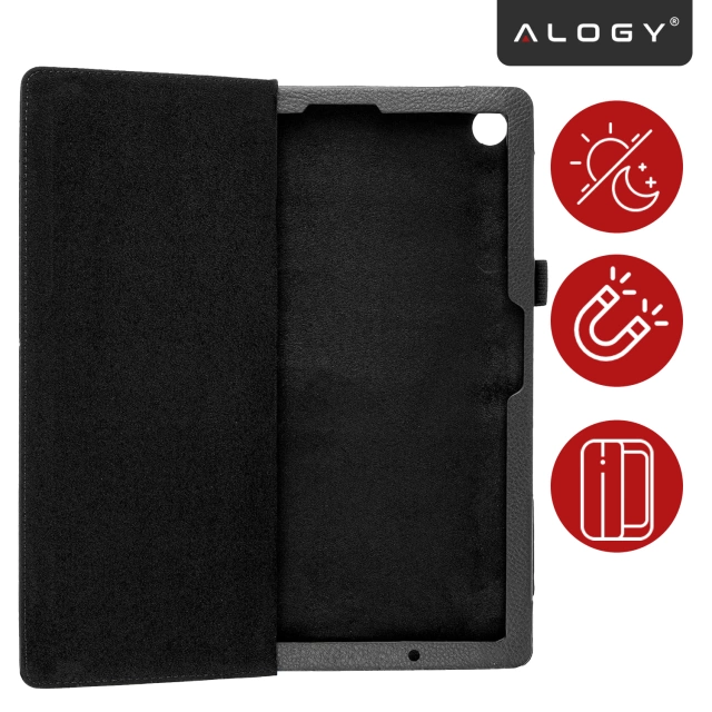Case for Lenovo Tab M11 10.95" TB330FU/TB330XU/TB331FC stand cover case with flap for tablet Case Alogy Black