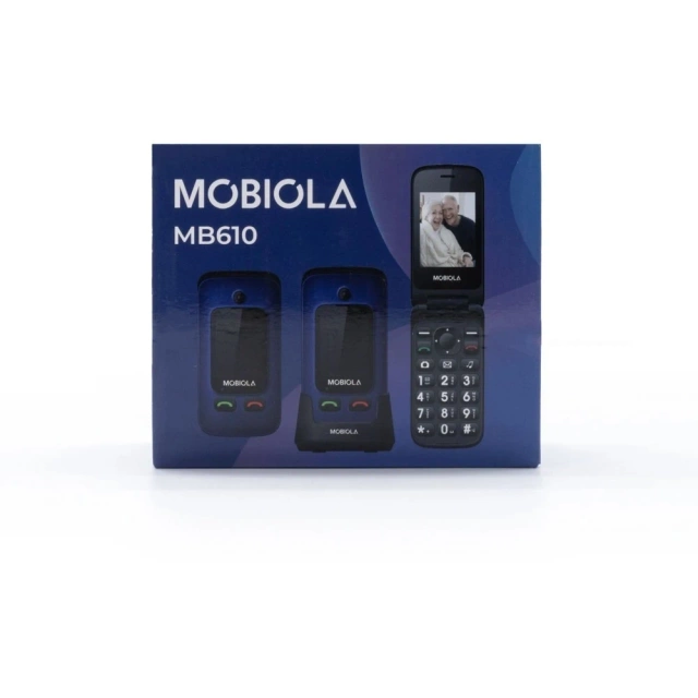 Mobiola MB610 GSM telefón pre seniorov s nabíjacou dokovacou stanicou