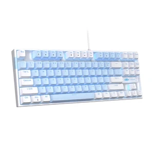 MageGee MK-STAR Mechanical Gaming Keyboard (White-Blue)