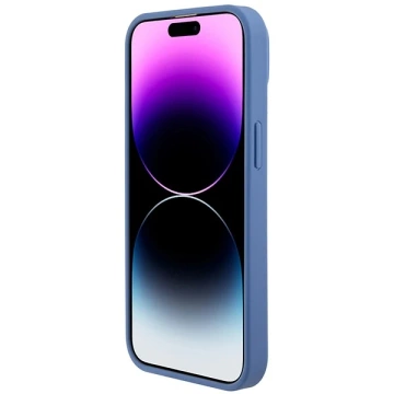 Etui Guess GUHCP15SP4TDSCPB für iPhone 15 6,1" niebieski/blue hardcase Crossbody 4G Metal Logo