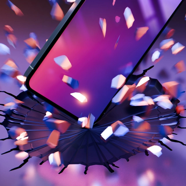 Загартоване скло Privacy для Apple iPhone 16 Plus - 3mk Rainbow Privacy