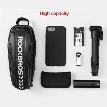 Rockbros B60 Wasserdichte Fahrradtasche für Rahmen oder unter dem Sattel