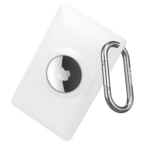 Case Keychain Spigen AirFit Card for Apple Airtag White