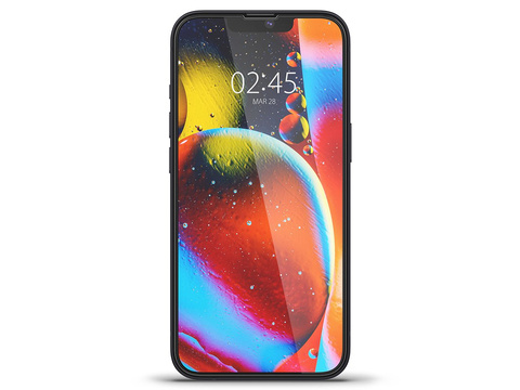 Spigen Glas.tR Slim FC sklo pro obal pro Apple iPhone 13/13 Pro / 14 Black Kabel 1m Lightning