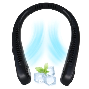 Schreibtischventilator, Standventilator, kleiner Umwälzventilator mit Clip, kabelloser Handventilator, 500 mAh, USB-C, Alogy White