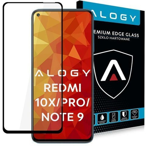 Szkło Alogy Full Glue case friendly для Xiaomi Redmi 10X/ 10X Pro/ Note 9