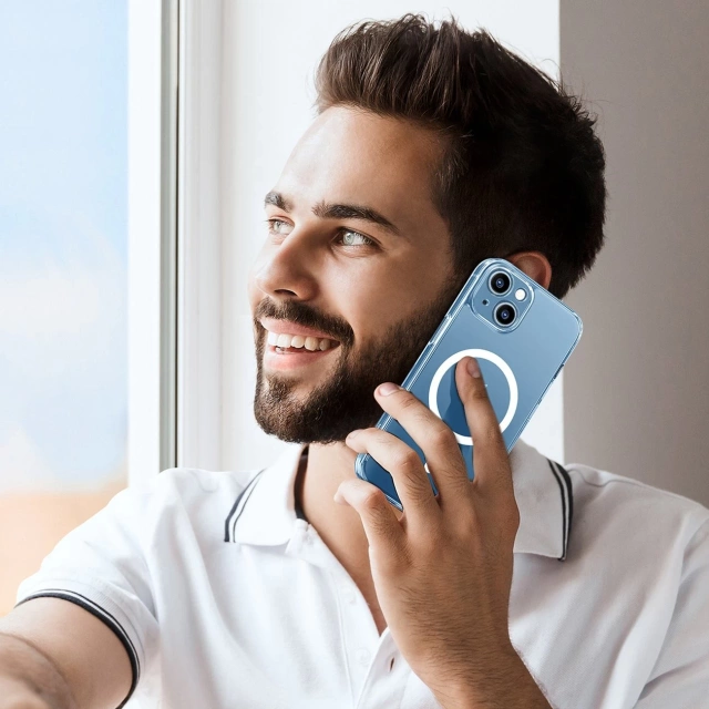 Ugreen LP642 Classy Clear magnetické ochranné puzdro Magnetické gélové puzdro pre iPhone 14 Plus priehľadné (kompatibilné s MagSafe) (90935)