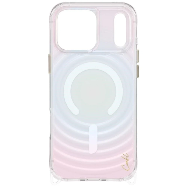 Etui UNIQ Coehl Vela do iPhone 17 Pro Max Magnetic Charging Opal