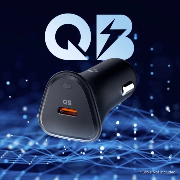 Автомобільний зарядний пристрій Spigen EV301 30 Вт USB-A Quantum Boost чорний