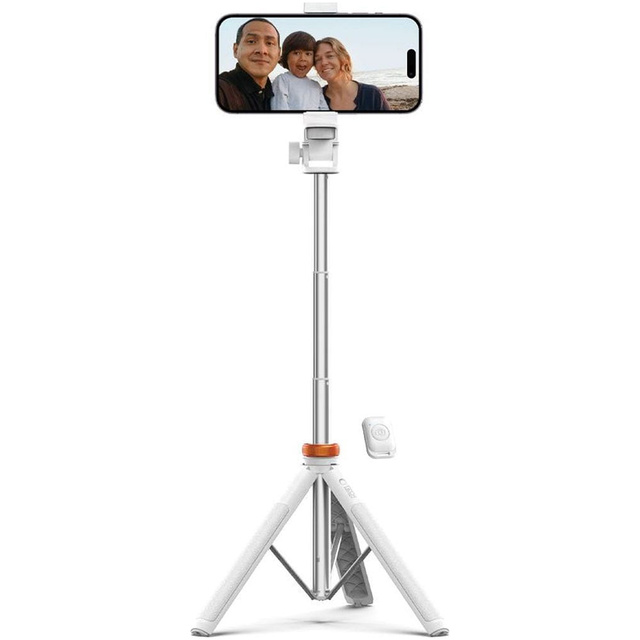 Selfie Stick L03S Bluetooth stativ Tripod White