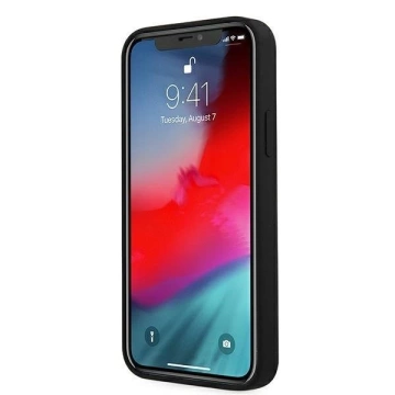 Guess GUHCP12LLSVSBW iPhone 12 Pro Max 6,7 "schwarz und weiß / schwarz weiß Hardcase Silikon Vintage
