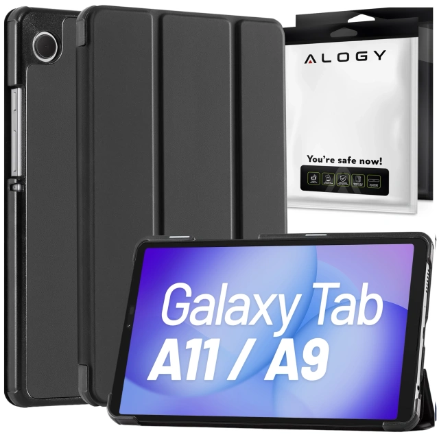 Etui do Samsung Galaxy Tab A11 (X130/X135) / A9 2023 8.7" (X110/X115) obudowa na tablet Case Alogy Book Cover Czarne