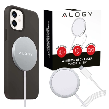 Alogy Wireless Charger for MagSafe 20W for iPhone 12/13/14/ PRO/ MAX/ MINI White