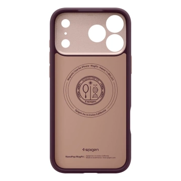 Etui Ochronne do iPhone 17 Pro Max Spigen Nano Pop Mag MagSafe Burgundy Bean