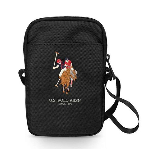 US Polo kabelka USPBPUGFLBK čierna / čierna