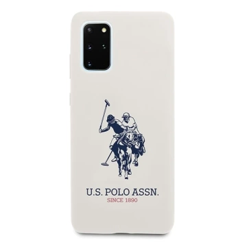 US Polo silikonová kolekce Samsung Galaxy S20 Plus pouzdro na telefon bílé/bílé