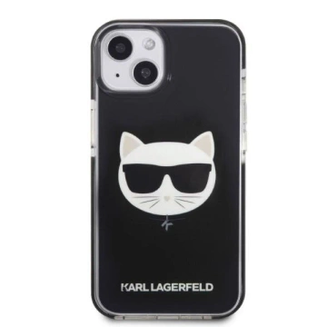 Protective phone case Karl Lagerfeld KLHCP13STPECK for Apple iPhone 13 Mini 5.4" hardcase black/black Choupette Head
