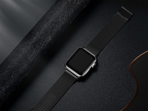 Alogy Milanese Strap for Apple Watch 38/40/41mm Black